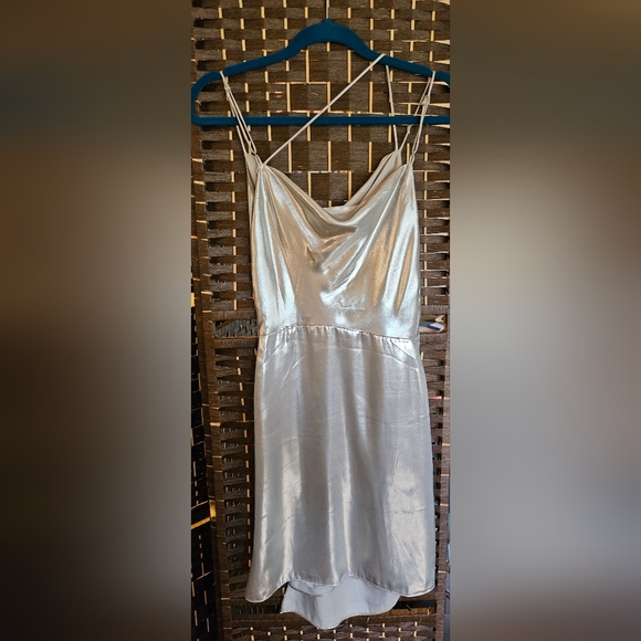 H&M Dresses & Skirts - NWT H&M Shiny Silver Dress